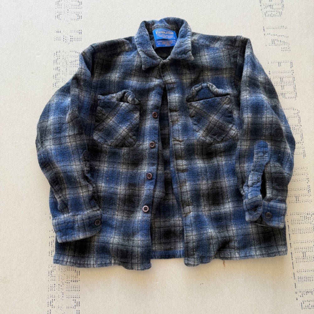 Vintage 80's Pendleton Wool Flannel‎ Shirt